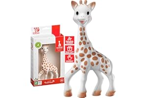 Sophie la girafe Baby Teether – 100% Natural Rubber Teething Toy – Handmade in France – BPA-Free, Non-Toxic, Vegan, Sensory Stimulating Teether for Newborns 0+ Months