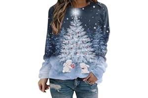 HAOHON Weihnachtspullover Damen Weiß Weihnachten Pullover Katze Alkohol Weihnachspullis XXL mit Glitzer Fleece Christmas Sweater Damen Weihnachts Tshirt Sweatshirt Xmas Pulli Shirt Weihnachts Hoodie