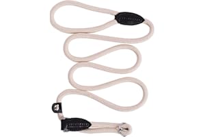 LIONTO dibea Retrieverleine smycz dla psa smycz do ciągnięcia długość 170 cm kolor beżowy