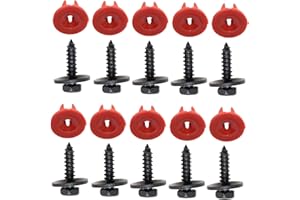 YOUNG WOLF 20x Bottom Shield Fasteners Engine Undertray Cover Clips Compatible with Ford Focus