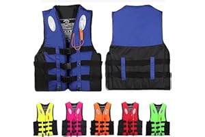 sPeesy Schwimmweste für Erwachsene und Kinder, Schwimmhilfen für Kajakfahren, Atmungsaktiv Neopren Rettungsweste, Unisex-Schwimm Schwimmhilfe Tanktop für Stand Up Paddle, Jetski, Wassersport (Color :