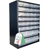 Raaco C9-34, Screw Organizer with 34 Drawers, Capacity 26 kg, 15 | Screw Organizer with 34 Drawers, Capacity 26 kg, 15 x 12 x