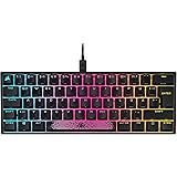 Corsair K65 RGB MINI 60% Mechanische Gaming-Tastatur (Anpassbare RGB-Beleuchtung einzelner Tasten, Mechanische CHERRY MX SPEE
