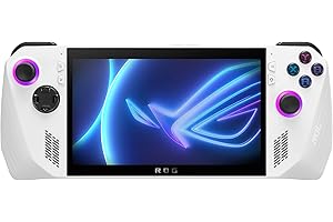 ASUS ROG Ally Console RC71L-NH019W, Monitor touchscreen con display 7" Glossy, 120Hz, AMD Ryzen Z1, RAM 16GB, 512GB SSD PCIE, Windows 11 Home, Bianco