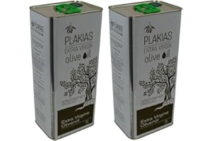 HELLENIKOS 2x 5 L Olivenöl extra nativ virgin aus Plakias Kreta Kanister Oliven Öl aus dem Süden Kretas Griechenland Koroneiki 10 L