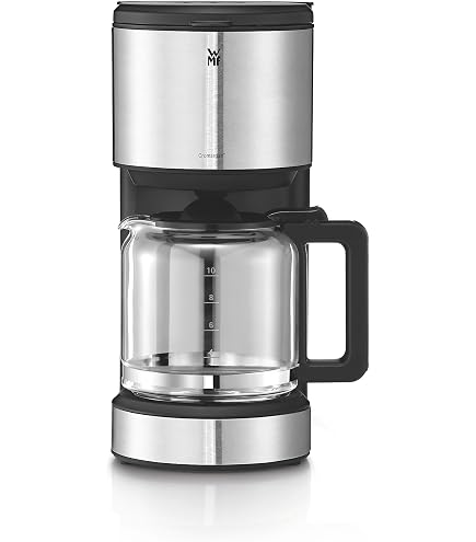Machine à Café Filtre WMF Stelio - Verseuse Isotherme 1L, 1000W, Préparation 8 Tasses, Noire