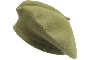 ZLYC Donna Lana Basco Scozzese Stile Francese Berretto