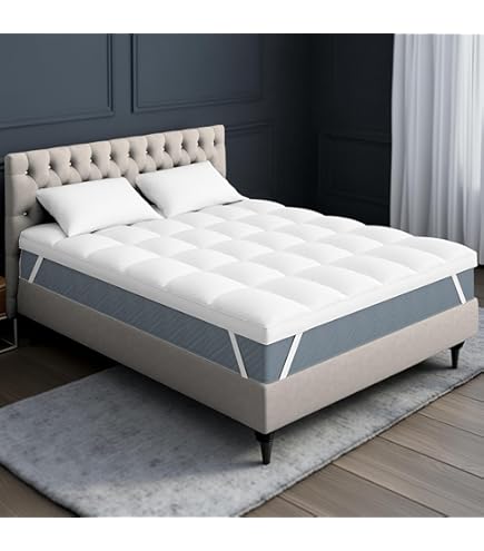 EGO HOME Matratzentopper 140x200 Cm - 7 Cm Hohe Kaltschaum Auflage Für Besseren Schlaf