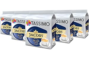 TASSIMO Jacobs Medaille d'Or kapsułki kawy Pods T Discs zestaw 5 sztuk, 80 napojów