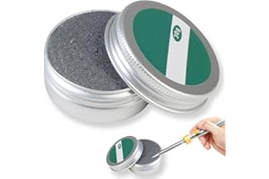 UNILLEA Nettoyant Pour Pointe De Fer à Souder 30g, Réactivateur De Pointe De Fer Oxydée, Nettoyage Et Entretien Des Pointes De Fer à Souder, Accessoires De Soudure, Pour Rétablir Les Pointes Oxydées