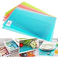 Kuber Industries PVC 6 Piece Fridge Mat Set - Multicolour
