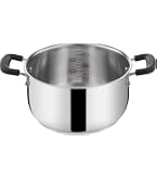 Lagostina Every - Casserole 22 Cm Avec 2 Poignées, Acier Inoxydable 18/10 - Cuisson Parfaite