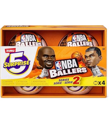 5 Surprise NBA Ballers Series 2 by ZURU, Licensed NBA Collectible