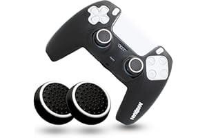MatoSan® Custodia per controller in silicone - Custodia antiscivolo Grip Skin - Compatibile con controller PS5 - Cover antiscivolo con cuscinetti per i pollici - Custodia protettiva Accessori per