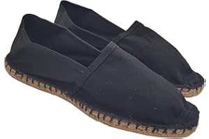 PRIMO CALZATURE Espadrilles Homme et Femme en Toile, Chaussures d'Été Slip On, Classiques Espadrilles Basse Fond en Caoutchouc