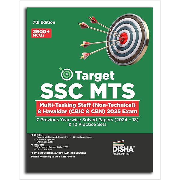 Buy Disha Target SSC MTS Multi Tasking Staff (Non-Technical