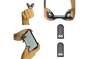 ‎WITBICG 2er Pack Pubg Finger, Witbicg Finger Sleeve Gaming Handschuhe,Handy Gaming Zubehör Anti-Schweiß Seidig Perfekte Touch-Antwort - Tolle Passform Für Daumen Und Finger,Funktioniert Auf Allen Mobilgeräten