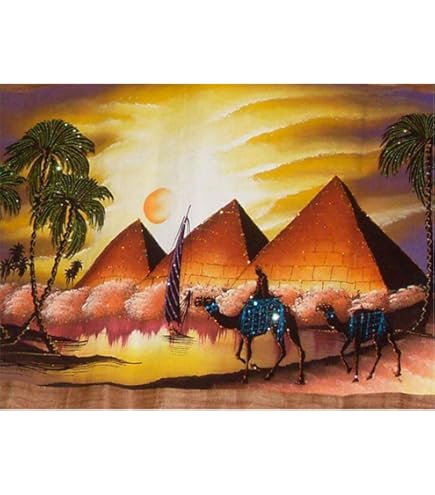 YSCOLOR Diamond Painting 5D Diy Diamant Peinture Egypte Point De Croix