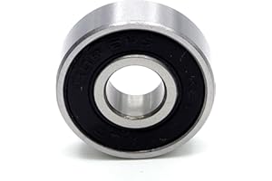 Parts and Parts Cuscinetto a sfere 608 2RS, 8 x 22 x 7 mm, DIN 625 ISO 15, cuscinetto radiale ad alta velocità, basso attrito, facile da usare, ideale per i cambi automobilistici e