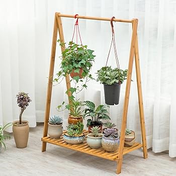 ZXHJ Holz blumenkasten pflanztreppe Blumenständer Massivholz