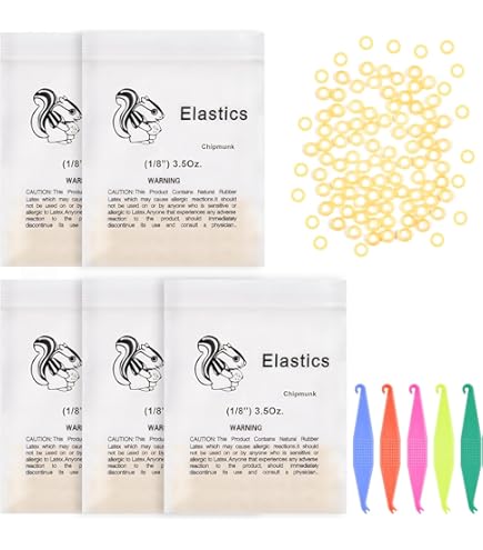 Elastici Ortodontici 3M Unitek Snorflex - Medio 1/8" (3.2mm), Confezione Da 100 Pezzi, Senza Coloranti - Foto 9