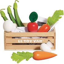 Le Toy Van - TV184 - Lernspiel für Kinder ab 2 Jahren, Holzspielzeug-Fischkiste, Montessori-Spielzeug, ökologisches Spiel aus FSC- Holz und Farben auf Wasserbasis