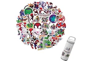 YOIMCKAY 50 Piezas pegatinas de personajes de anime, pegatinas de vinilo de dibujos animados, resistentes al agua, pegatinas de graffiti, pegatinas para ordenador portátil, regalo para niños