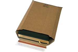 PACKSMART Versandtaschen Premium aus Mikro-Wellpappe Karton für DIN A3-490x330mm Füllhöhe 50mm (PS.404) (25)