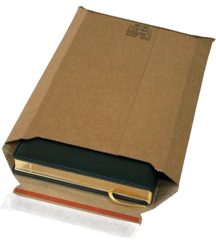 COLOMPAC Pochette d'expédition rigide en carton brun - Format A5 : 18,5 x 27 cm, hauteur 5 cm