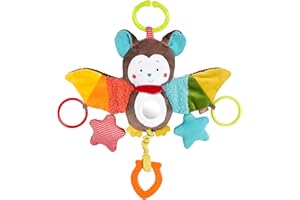 Fehn 067712 Zabawka Dla Dzieci Nietoperz, Wielokolorowy