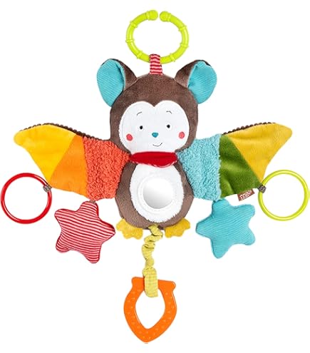 Chicco Clip Paffutelli – Porta Ciuccio Universale Con Pupazzetto (Confezione Assortita, 2 Soggetti)