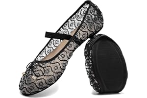 PELBIUQIK Ballerine Donna Punta Tonda – Scarpe Estive Comode e Traspiranti, Slip-On Eleganti con Fiocco