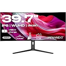 JAPANNEXT 39.7インチ LED モニター JN-5X40 JAPANNEXT 39.7インチ曲面（R2500） 5K2K解像度（5120x2160