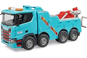 bruder 03553 - Scania Super 560R Camion de dépannage et de remorquage avec Module lumière et Son - 1:16 Véhicules, dépanneuses, remorqueurs, Assistance routière, transporteurs