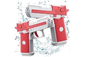 DAZZTIME Pistolas de Agua pequeñas,2 Piezas Pistola de Agua Pequeña,Mini Pistolas de Agua, Pistola De Agua para Niños,Juguete Plástico De Pistolas De Agua,para Playa Piscina Fiesta