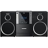 Grundig GLR5150 MS 240 Design Micro Anlage (FM-Tuner, MP3 Wiedergabe, USB, SD Karte)