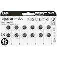 Amazon Basics 12-Pack LR44 Alkaline Button Cell Battery, 1.5 Volt, Long Lasting Power, Mercury-Free