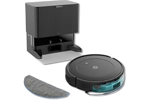 iRobot Roomba Combo 2 Essential con Stazione di Svuotamento Automatico, Robot Aspirapolvere Lavapavimenti, Sistema di Pulizia a 4 Stadi e 4 Livelli di Aspirazione, Controllabile tramite App, Nero