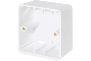 Intellinet Aufputzrahmen für die Unterputzdosen 771900 und 771917 Network Solutions, 80 x 80 x 45 mm, Signalweiß RAL9003