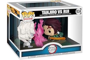 Funko Pop! Moment: Demon Slayer - Tanjiro Kamado Vs. Rui - Figurine en Vinyle à Collectionner - Idée de Cadeau - Produits Officiels - Jouets pour les Enfants et Adultes - Anime Fans