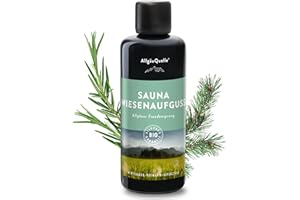 AllgäuQuelle® Parfum sauna avec 100 % d'huiles bio, saut de joie, vert hiver, romarin, crabe alpin, 100 ml