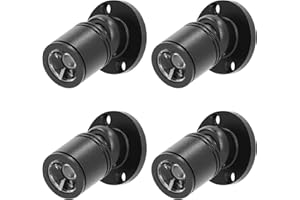 MEKOTRIN Set of 4PCS LED Mini Spot Lights, Warm Light 5V Spotlight with Dimmer, Mounted Light Jewelry Cabinet Lamp, 360° Rotate Spot LED Set for Home Hotel Wine Cabinet Cupboard Kitchen