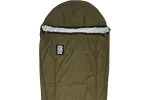 OEX Bush Pro Bivvi for Adults, Teens, Kids, 1 Person, Survival Equipment, Compact, Lightweight, Waterproof, 5000mm HH, Breathable, Camping, Hiking, Backpacking, Travelling, Stuff Sack, Green