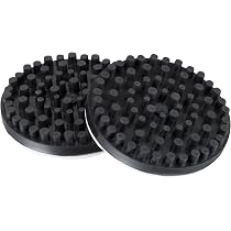 Hinrichs Set di 4 smorzatori di vibrazioni, rotondi, colore nero