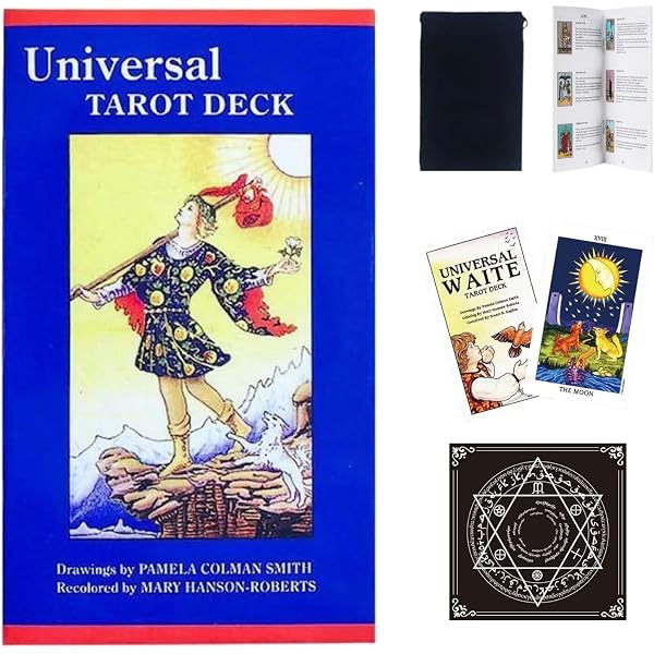 Ahamo 78 Original Tarot Cards Deck with Meanings - Classic Tarot