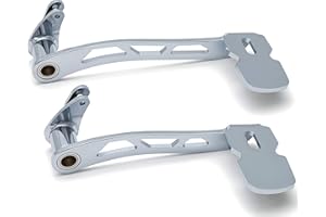 Kuryakyn 9648 Motorcycle Foot Control: Girder Extended Brake Pedal for 2014-19 Harley-Davidson Touring & Trike Motorcycles with Fairing Lowers, Chrome