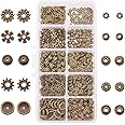 Perline Distanziatori In Ottone Oro - 100PCS 6x4mm, Foro 3mm, Per Bijoux Fai Da Te - Foto 4