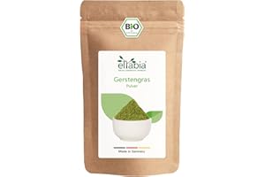 ELTABIA Bio Gerstengras Pulver gemahlen 1000g | Gerstengraspulver aus deutschem Anbau | 100% rein ohne Zusätze (DE-ÖKO-007)