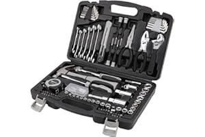 Amazon Basics Coffret d’outils à main 131 pièces pour la maison
