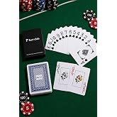 Mavi Pvc Plastik Su Ge&ccedil;irmez Jumbo Blackjack iskambil Oyun Kağıdı cin642mv